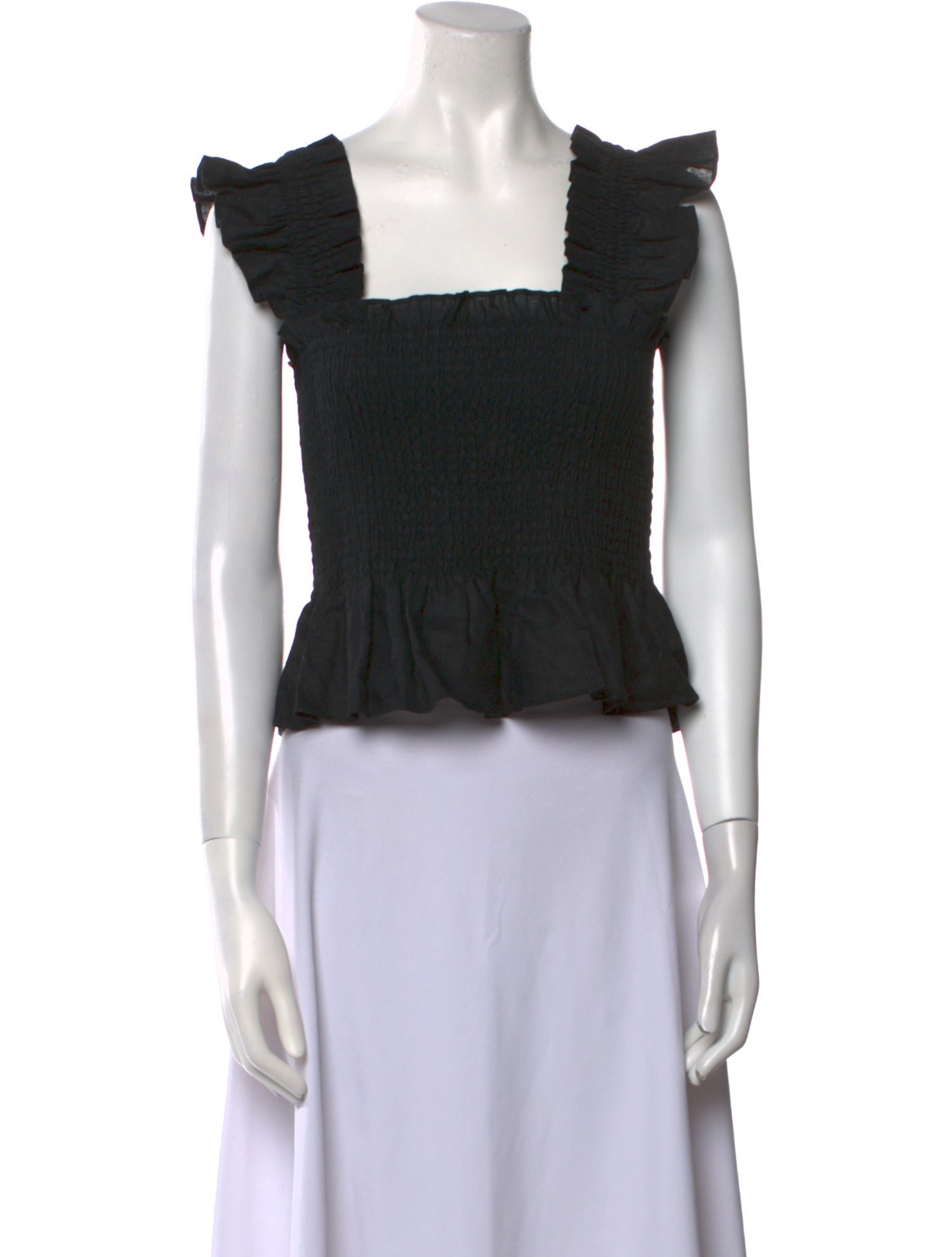 Hill House Home Linen Square Neckline Crop Top