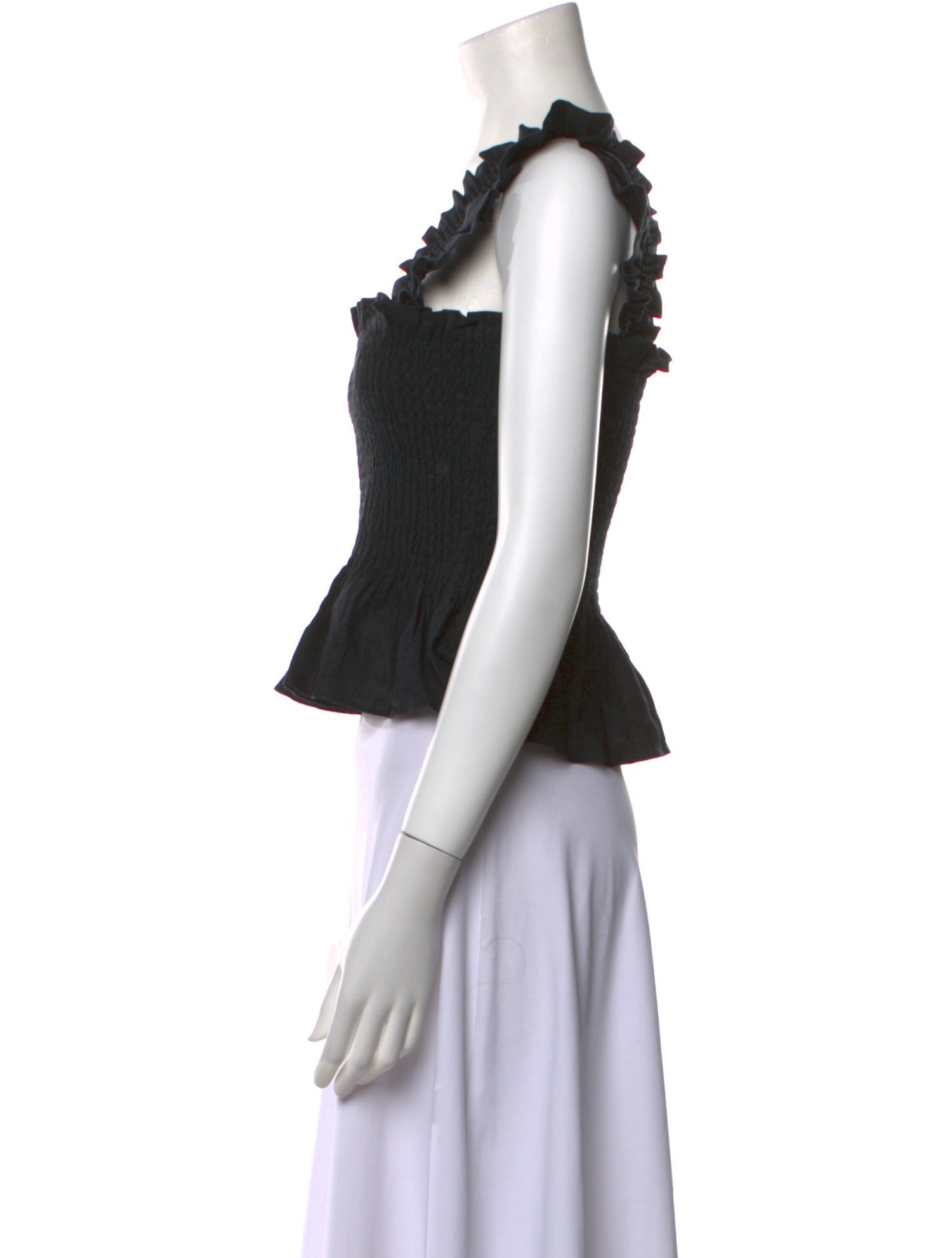 Hill House Home Linen Square Neckline Crop Top