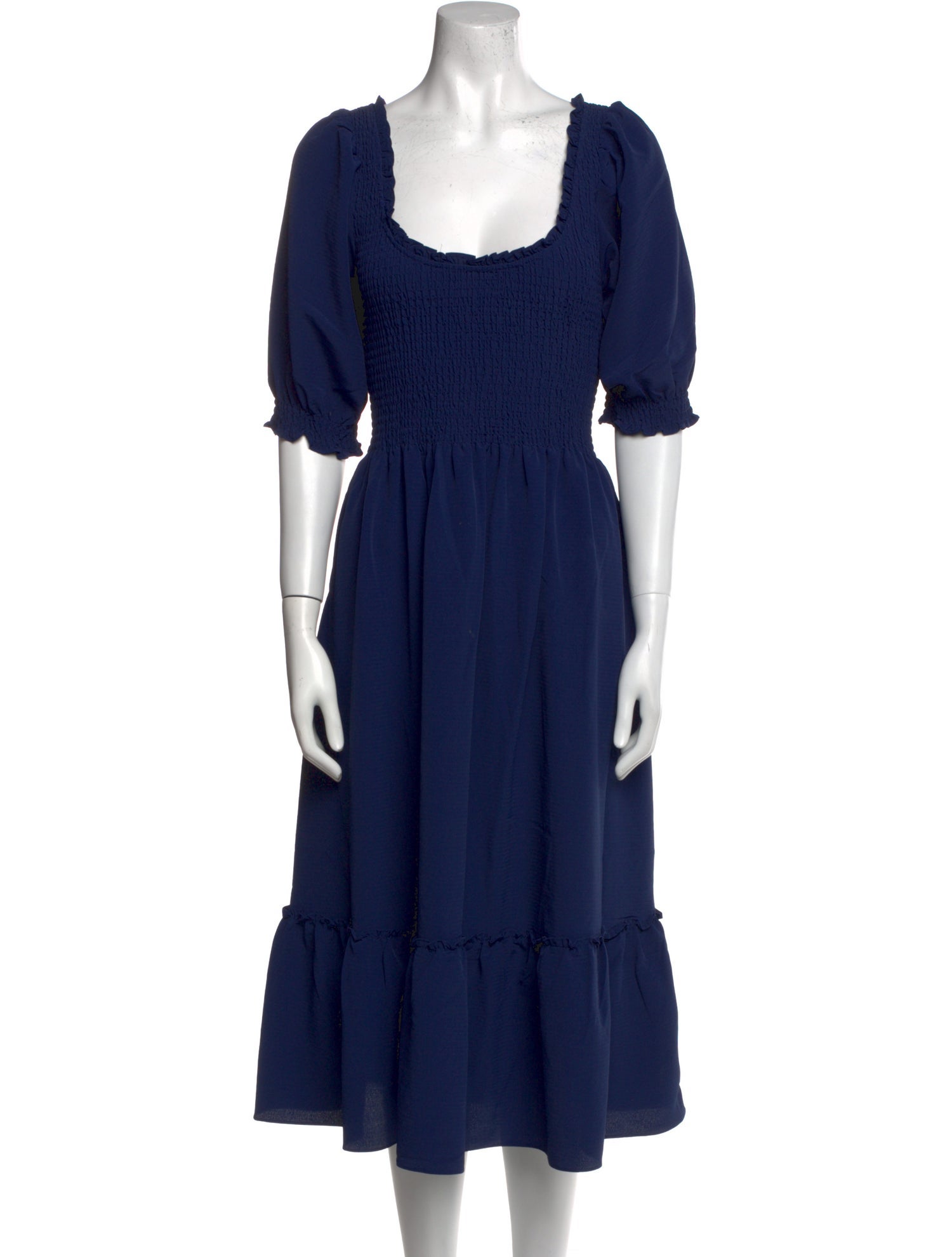 Hill House Home Square Neckline Midi Length Dress