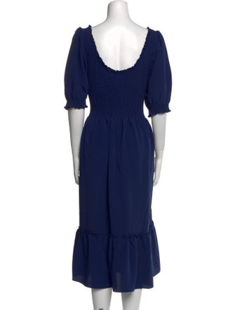 Hill House Home Square Neckline Midi Length Dress