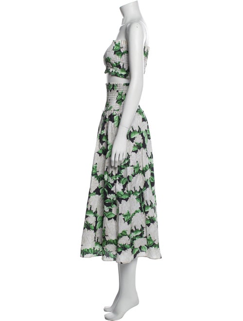 Hill House Home Floral Print Strapless Sweater