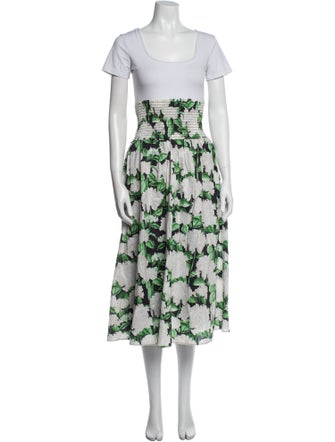 Hill House Home Floral Print Strapless Sweater