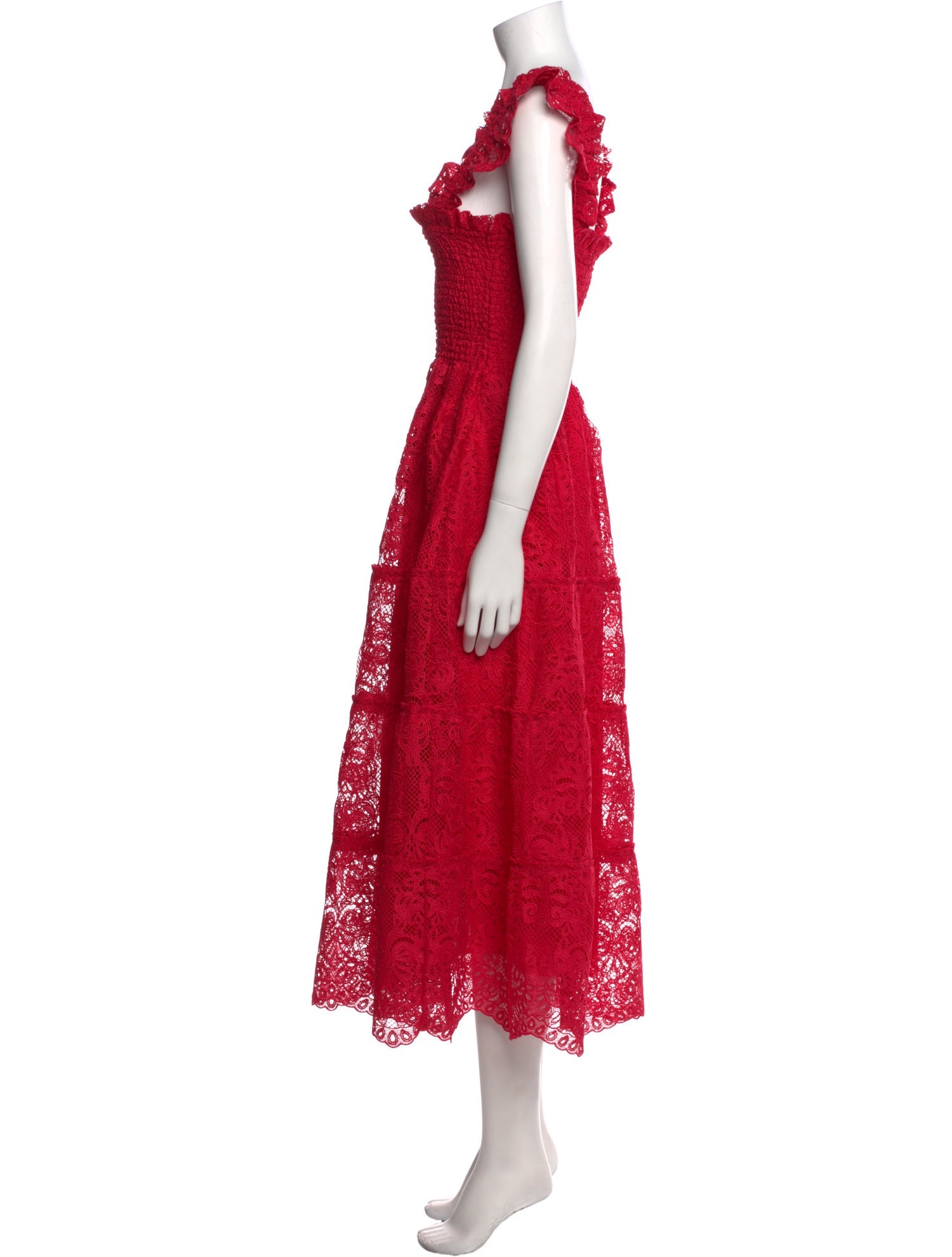 Hill House Home Lace Pattern Long Dress