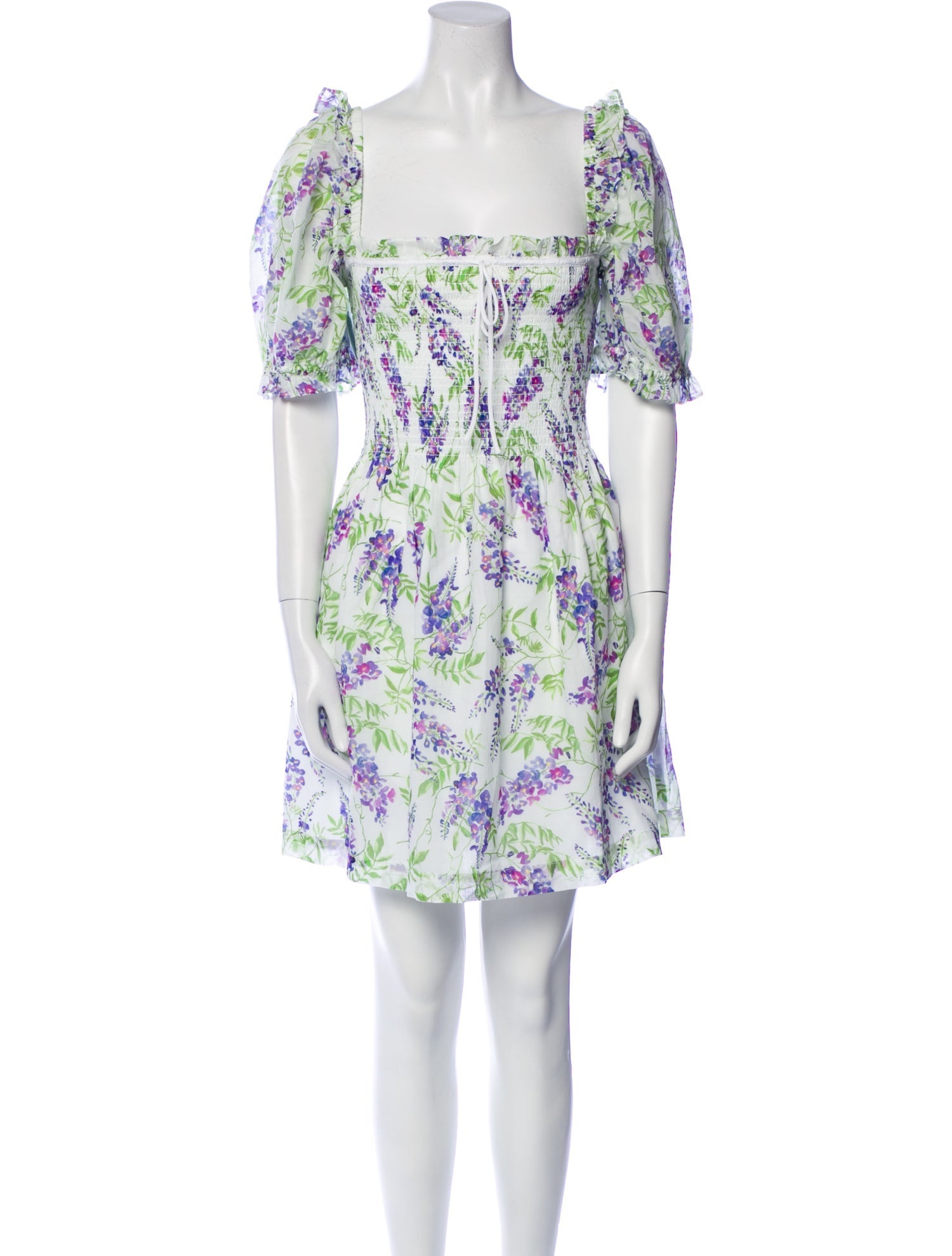 Hill House Home Floral Print Mini Dress w/ Tags