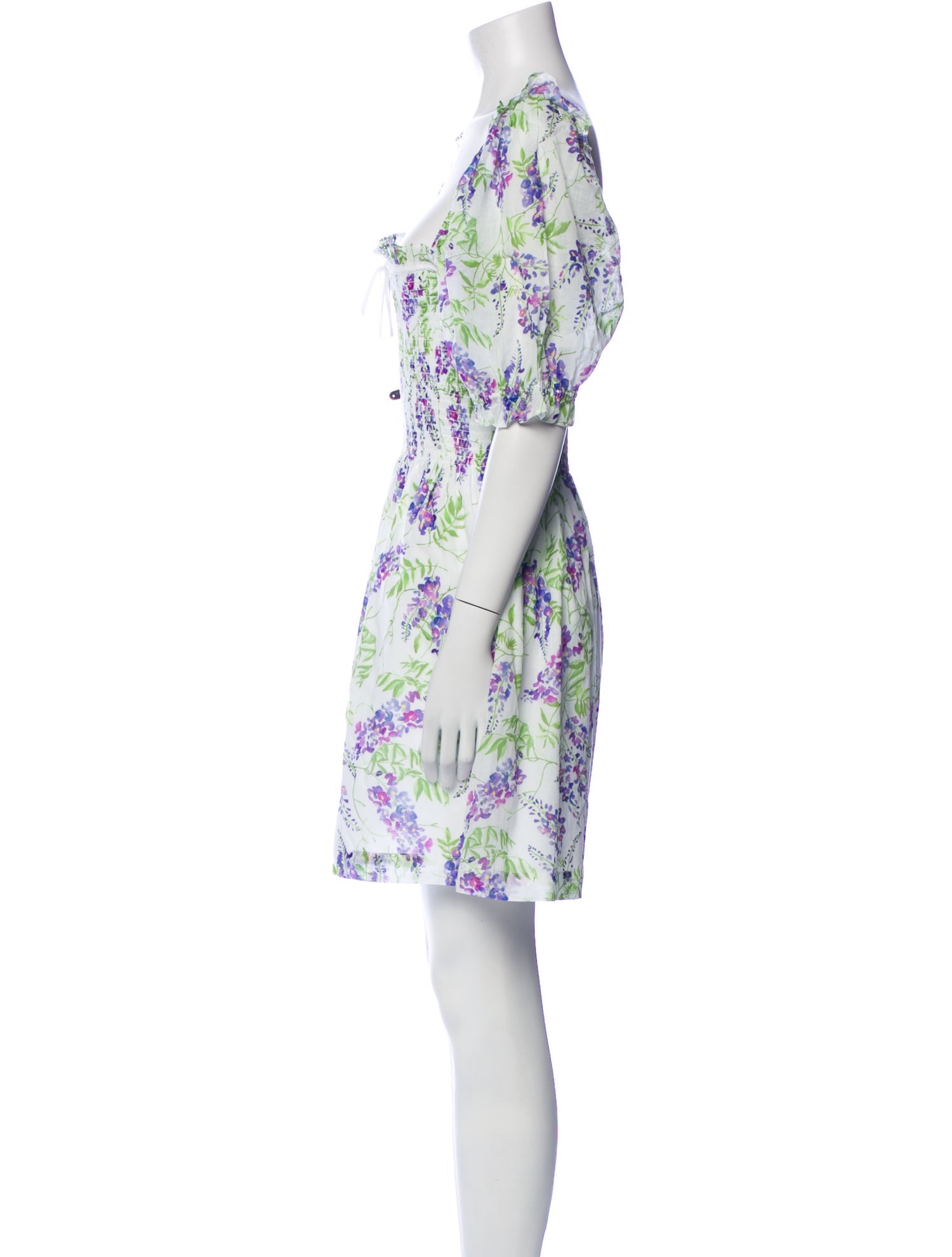 Hill House Home Floral Print Mini Dress w/ Tags