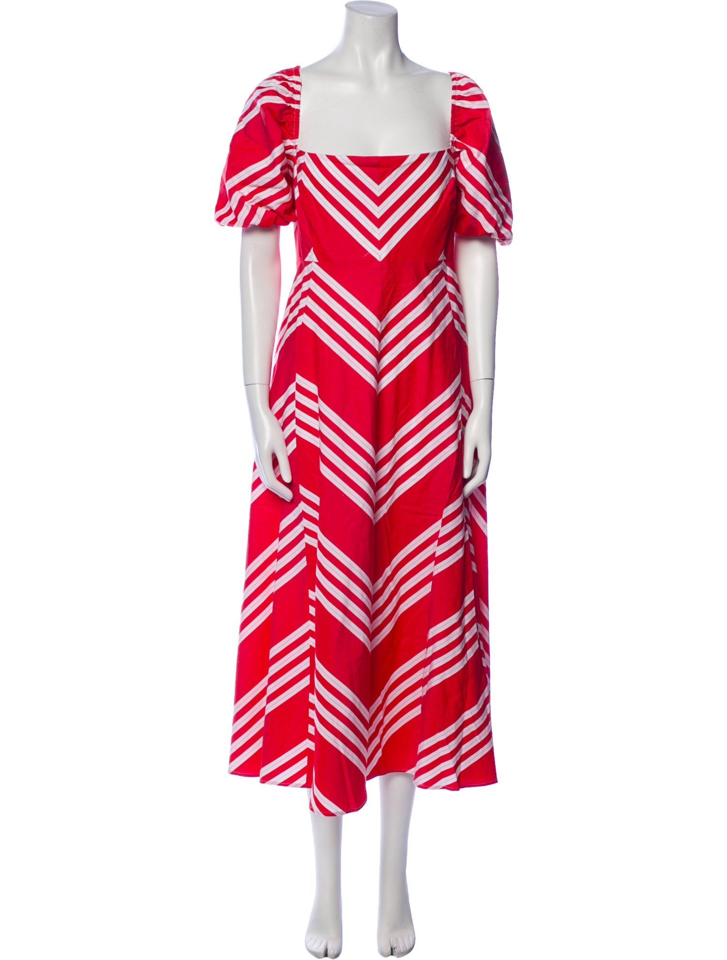 Hill House Home Striped Midi Length Dress