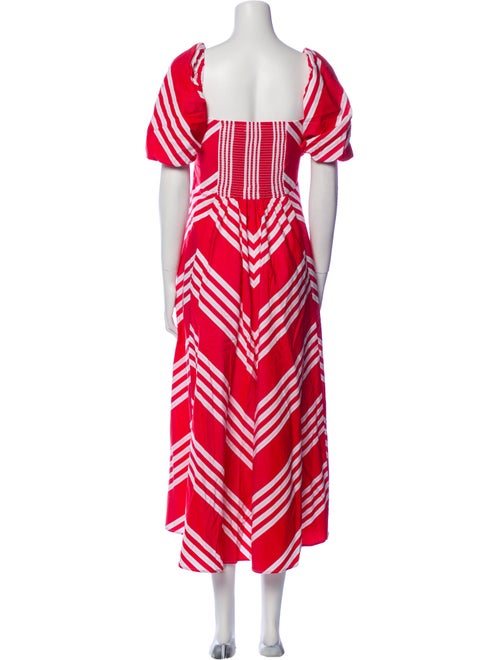 Hill House Home Striped Midi Length Dress