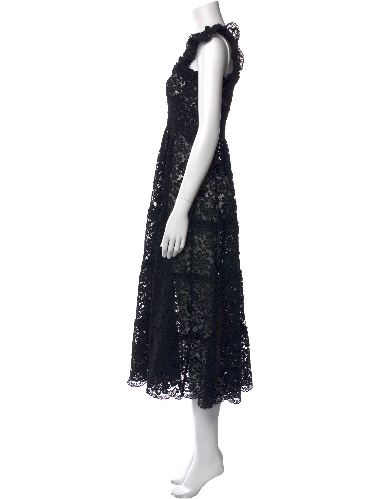 Hill House Home Lace Pattern Midi Length Dress