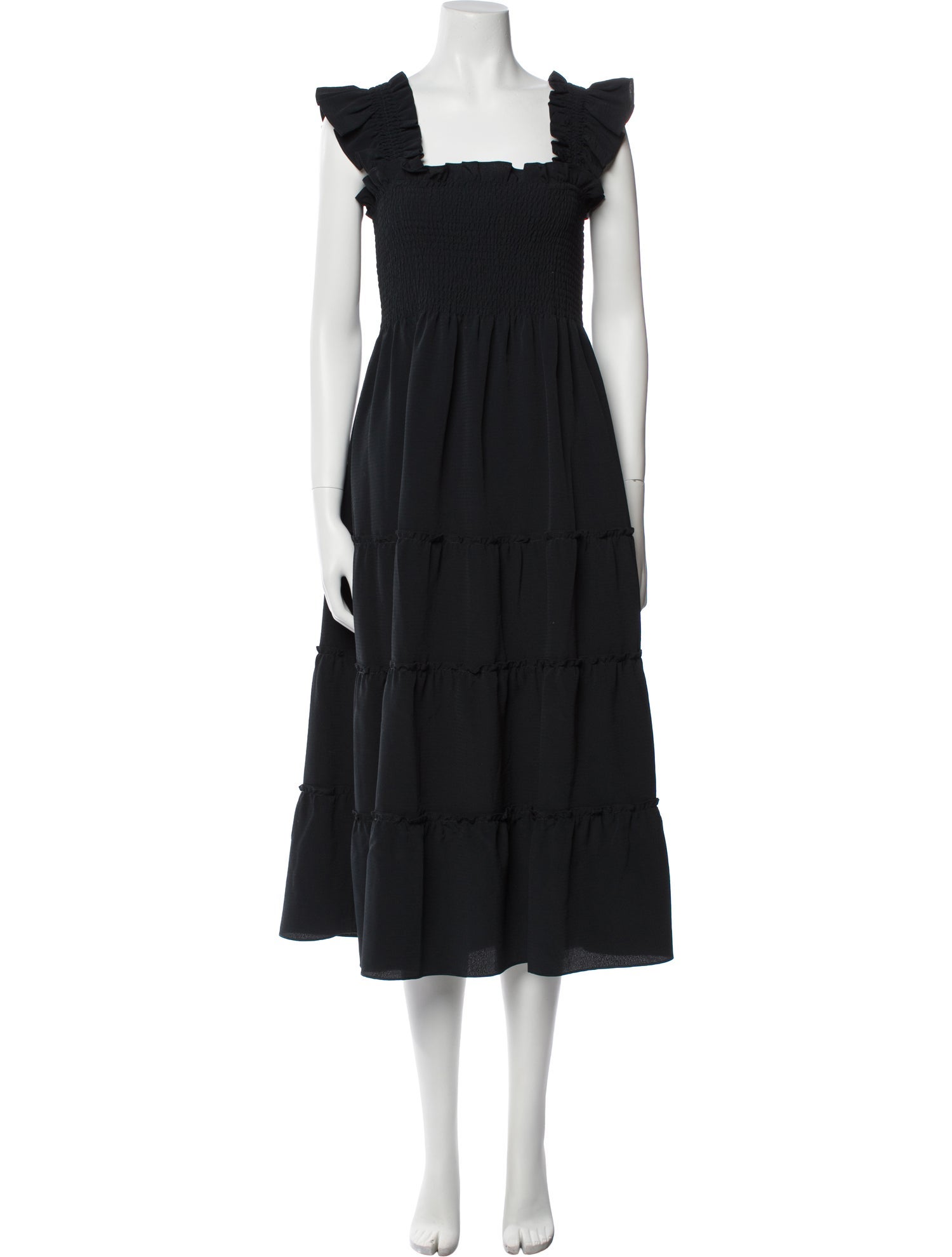 Hill House Home Square Neckline Midi Length Dress w/ Tags
