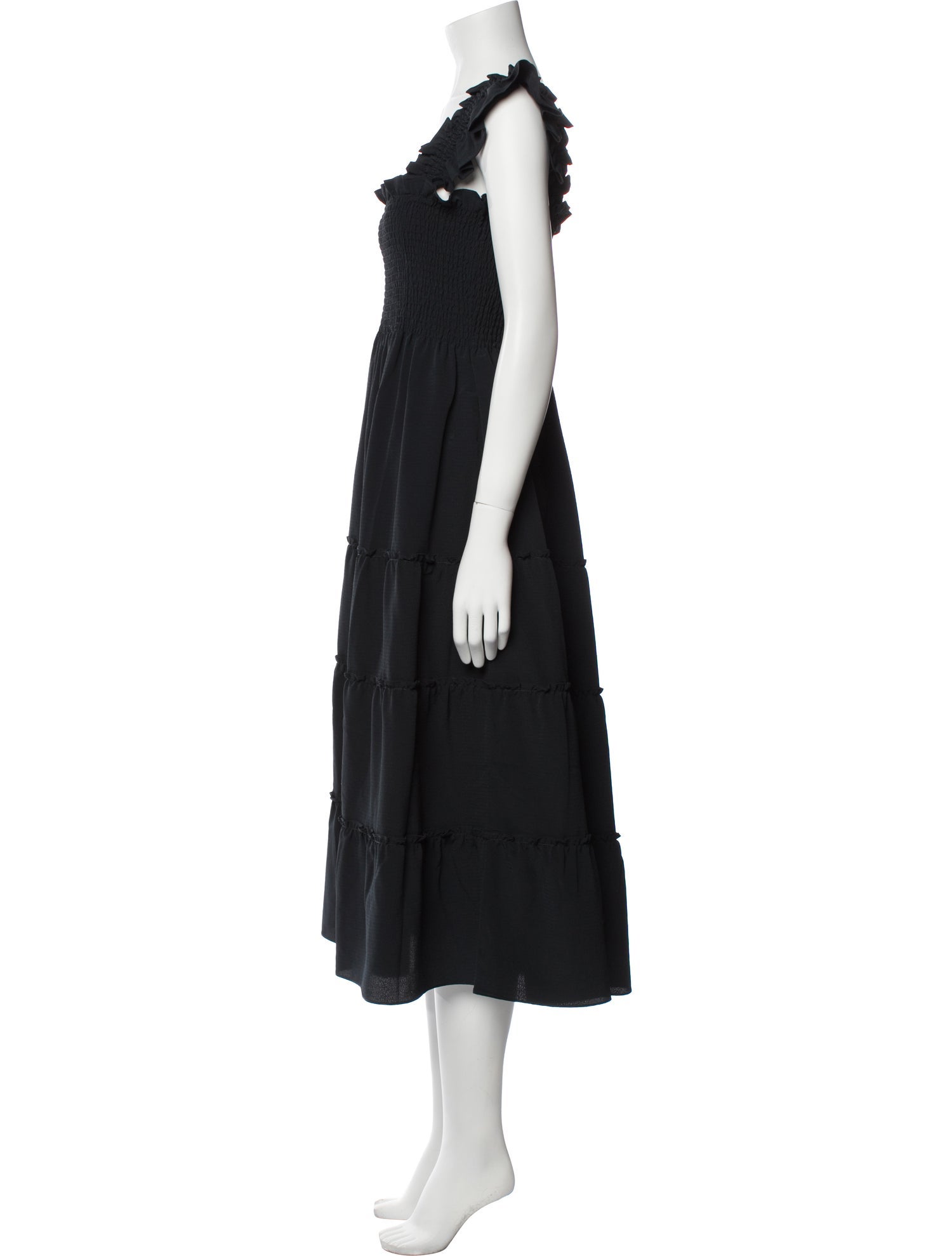 Hill House Home Square Neckline Midi Length Dress w/ Tags