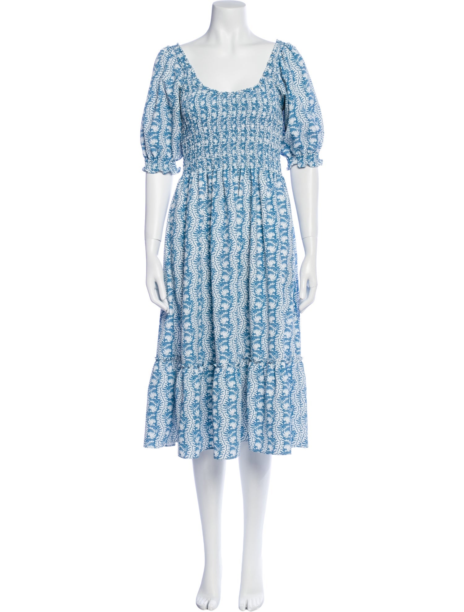 Hill House Home Floral Print Knee-Length Dress