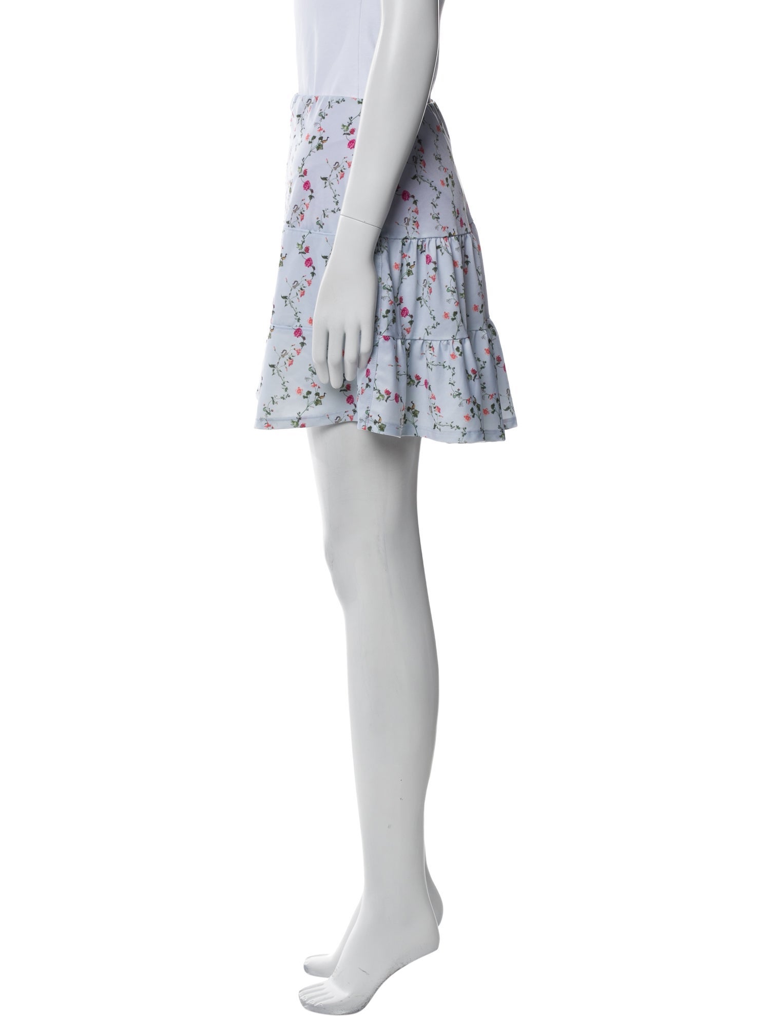 Hill House Home Floral Print Ruffle Embellishment Bottoms