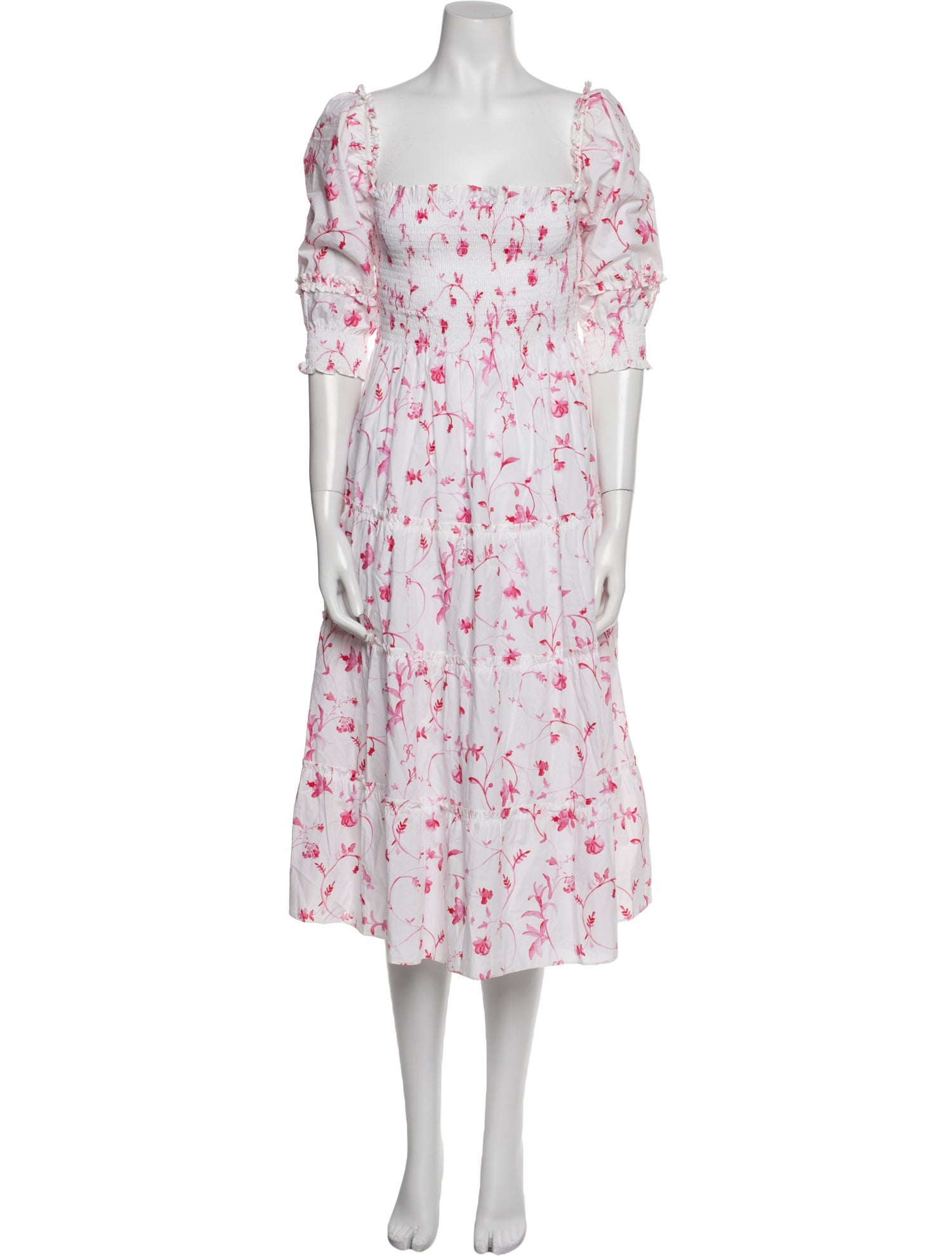 Hill House Home Floral Print Knee-Length Dress
