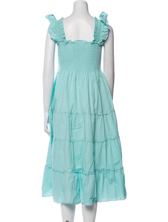 Hill House Home Square Neckline Midi Length Dress