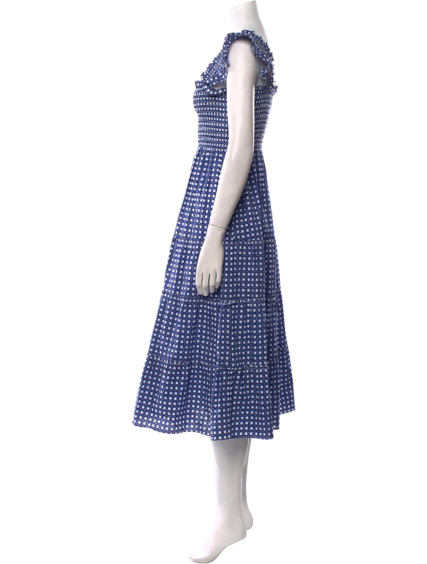 Hill House Home Printed Midi Length Dress