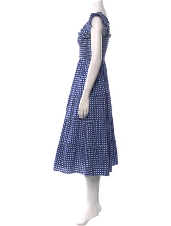 Hill House Home Printed Midi Length Dress