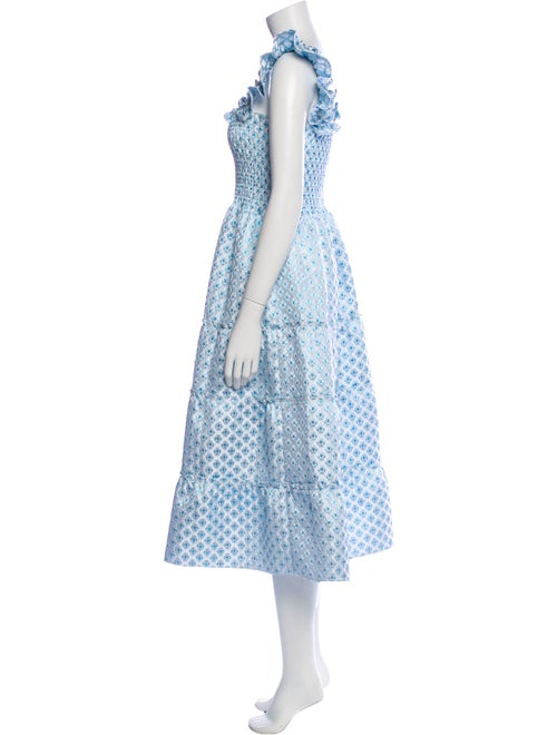 Hill House Home Printed Midi Length Dress