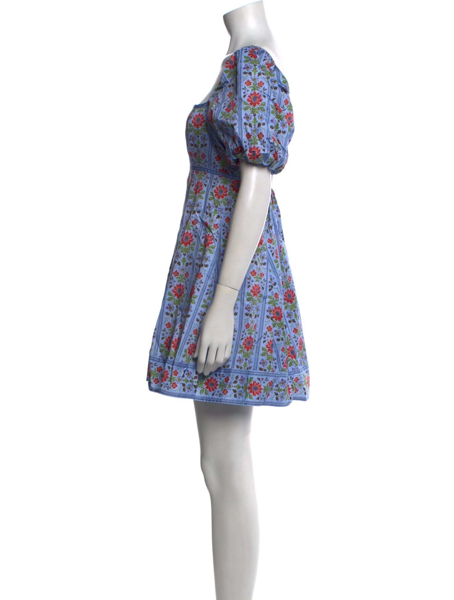 Hill House Home Floral Print Mini Dress w/ Tags