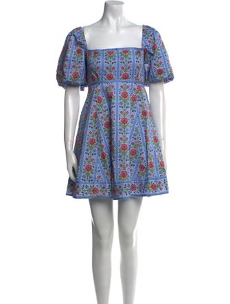 Hill House Home Floral Print Mini Dress