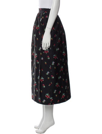 Hill House Home Printed Midi Length Skirt