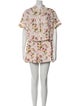 Hill House Home Floral Print Eyelet Trim Short Set