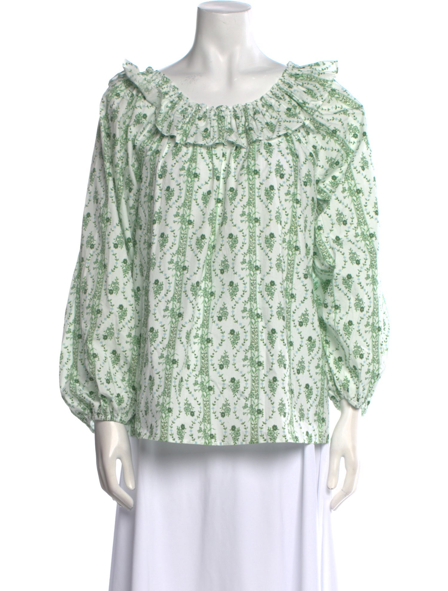 Hill House Home Printed Scoop Neck Blouse w/ Tags