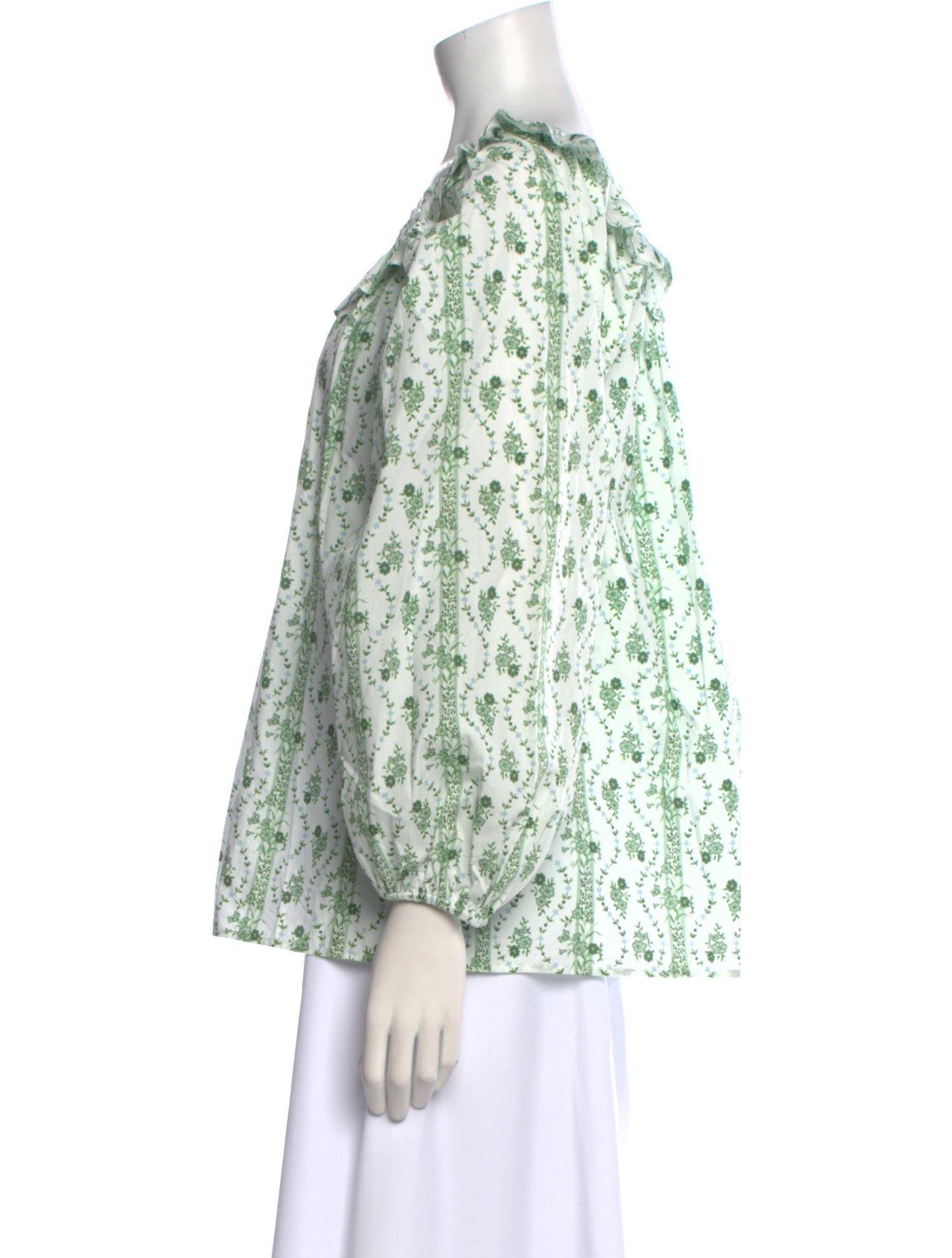 Hill House Home Printed Scoop Neck Blouse w/ Tags