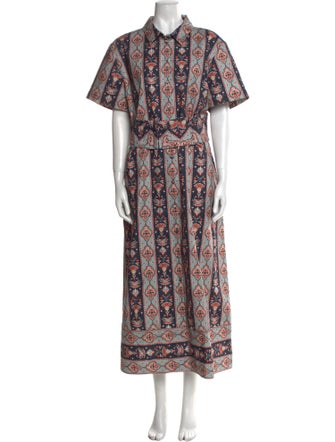 Hill House Home Paisley Print Long Dress