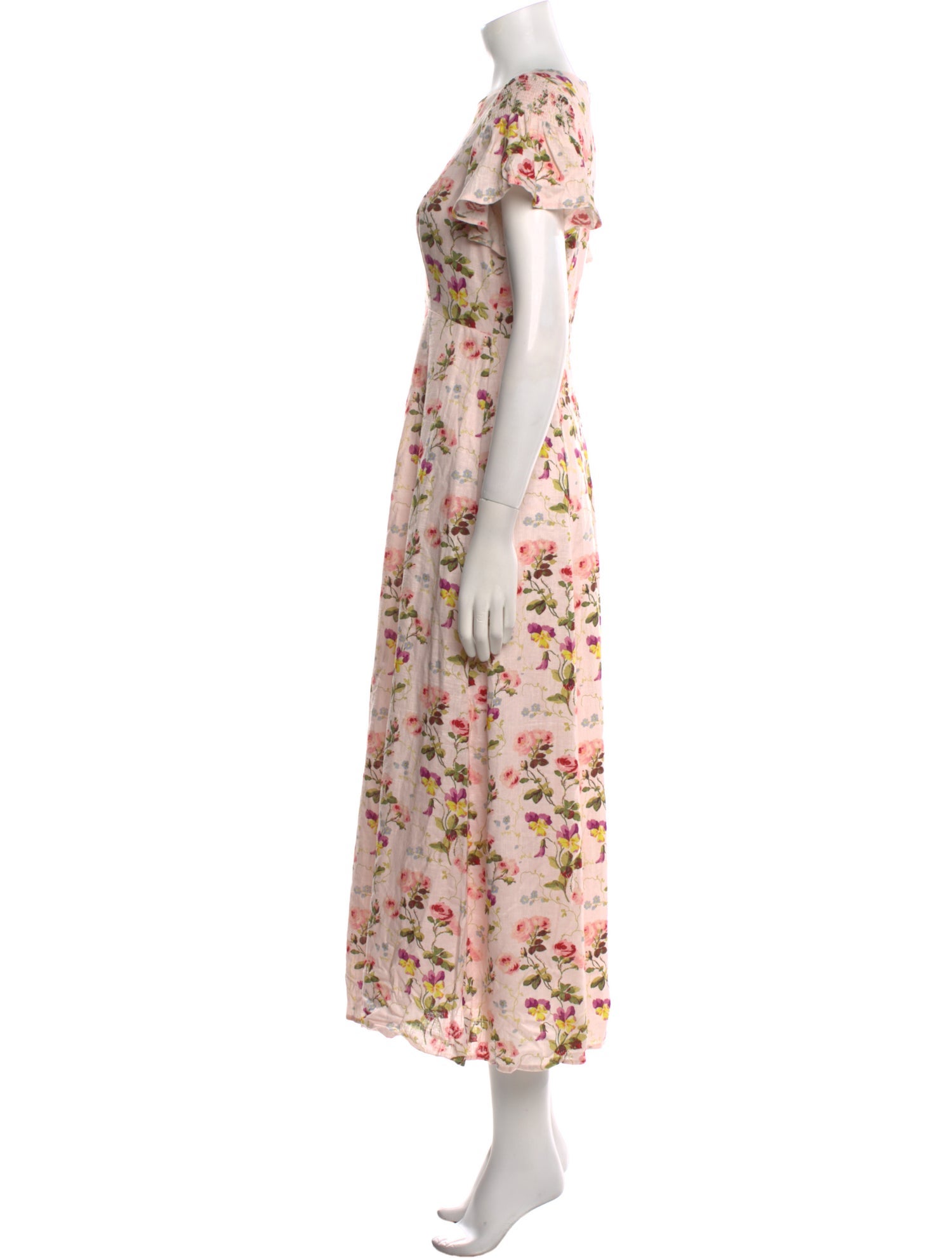 Hill House Home Floral Print Long Dress w/ Tags