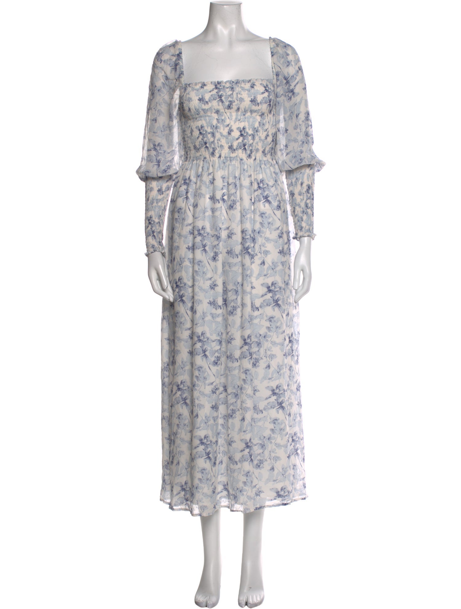 Hill House Home Floral Print Long Dress