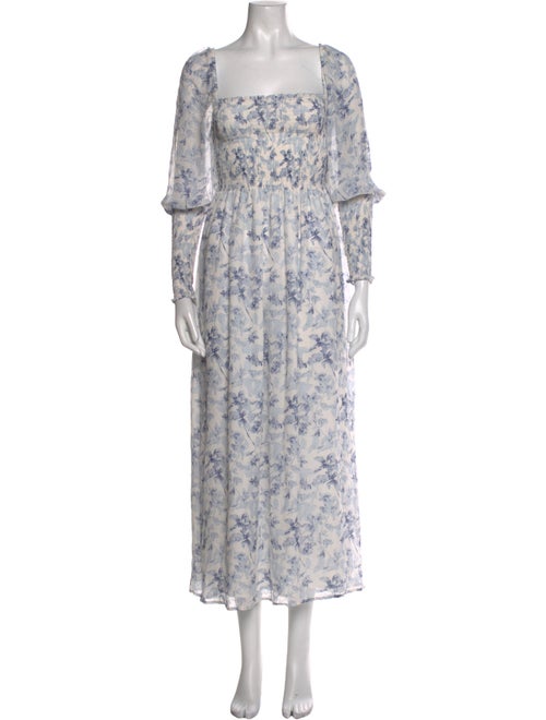 Hill House Home Floral Print Long Dress
