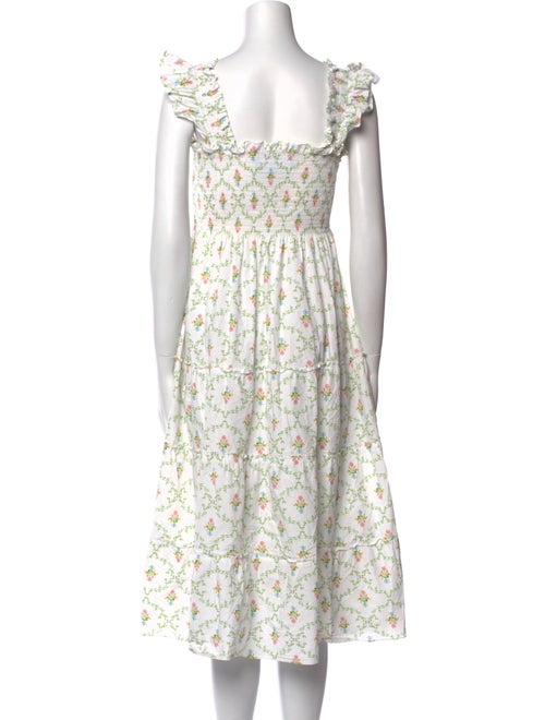 Hill House Home Floral Print Midi Length Dress