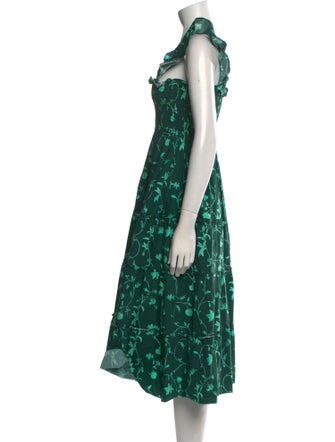 Hill House Home Floral Print Knee-Length Dress