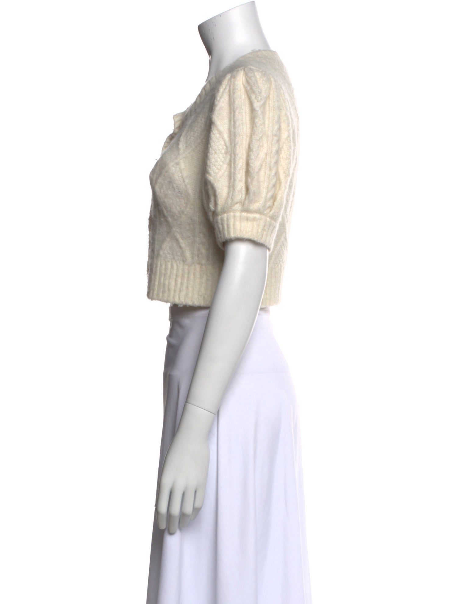 Hill House Home Crew Neck Short Sleeve Crop Top