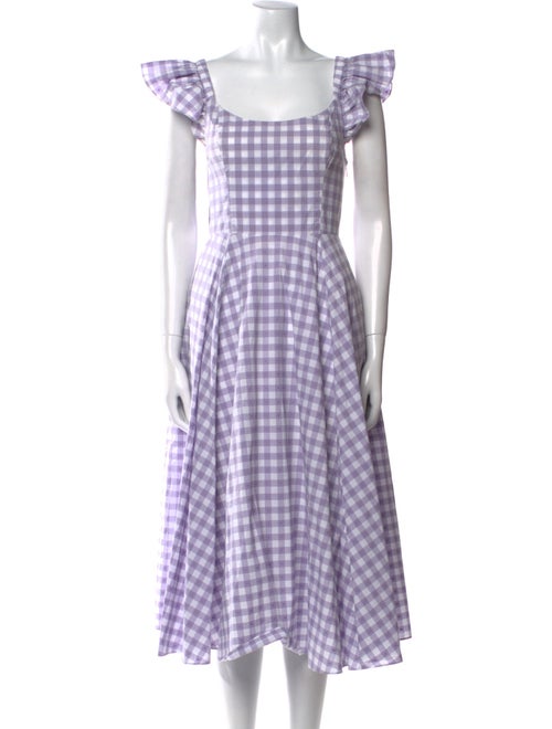 Hill House Home Plaid Print Long Dress