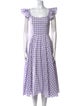 Hill House Home Plaid Print Long Dress