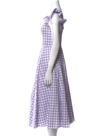 Hill House Home Plaid Print Long Dress