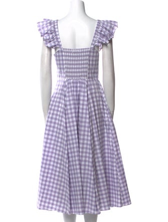 Hill House Home Plaid Print Long Dress