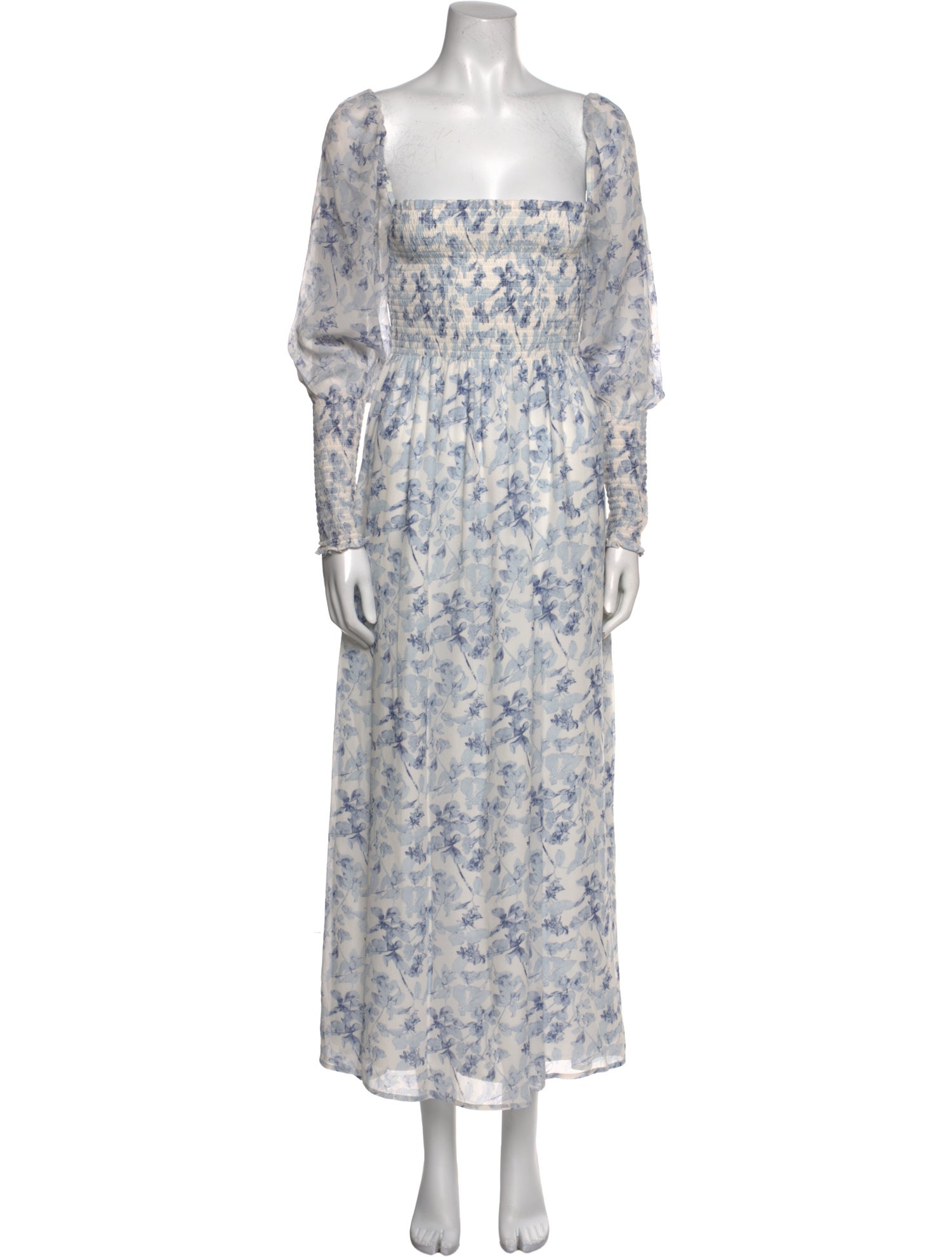 Hill House Home Floral Print Long Dress