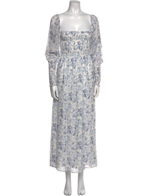 Hill House Home Floral Print Long Dress