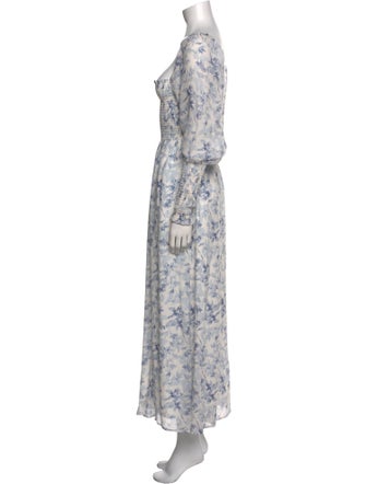 Hill House Home Floral Print Long Dress