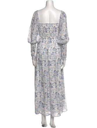 Hill House Home Floral Print Long Dress