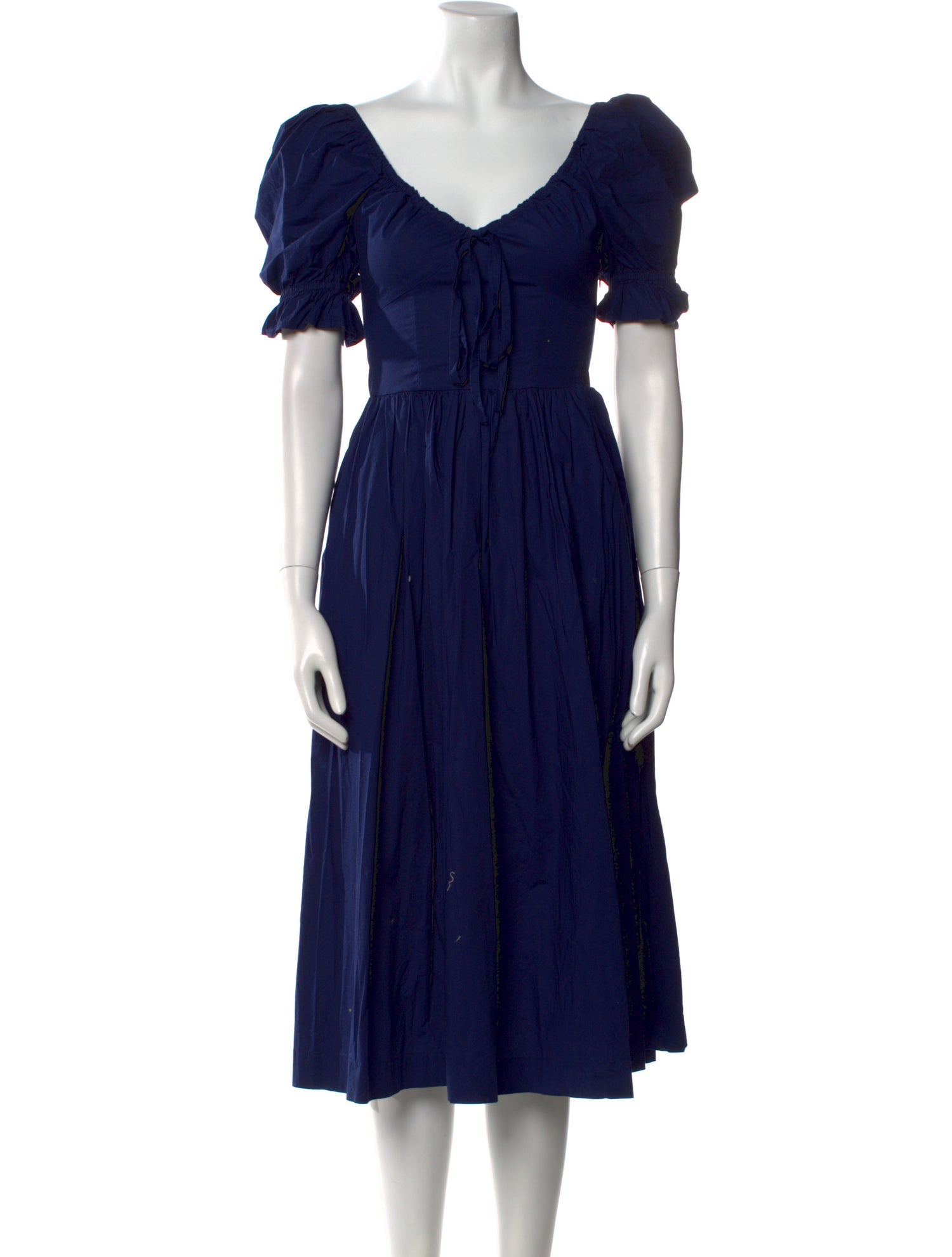 Hill House Home Square Neckline Midi Length Dress