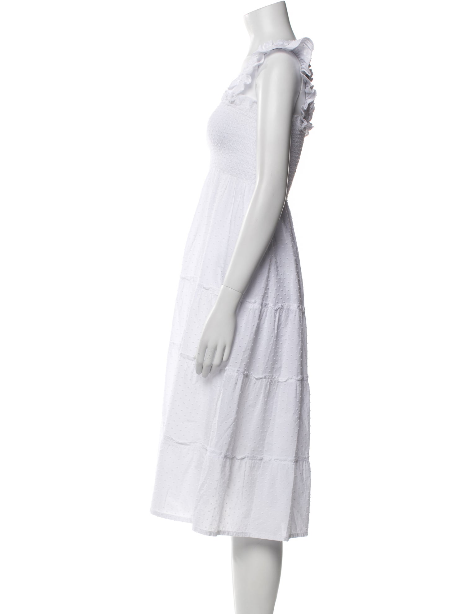 Hill House Home Square Neckline Midi Length Dress