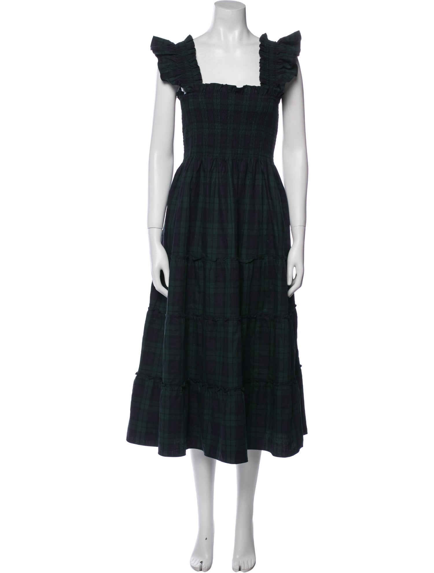 Hill House Home Square Neckline Midi Length Dress