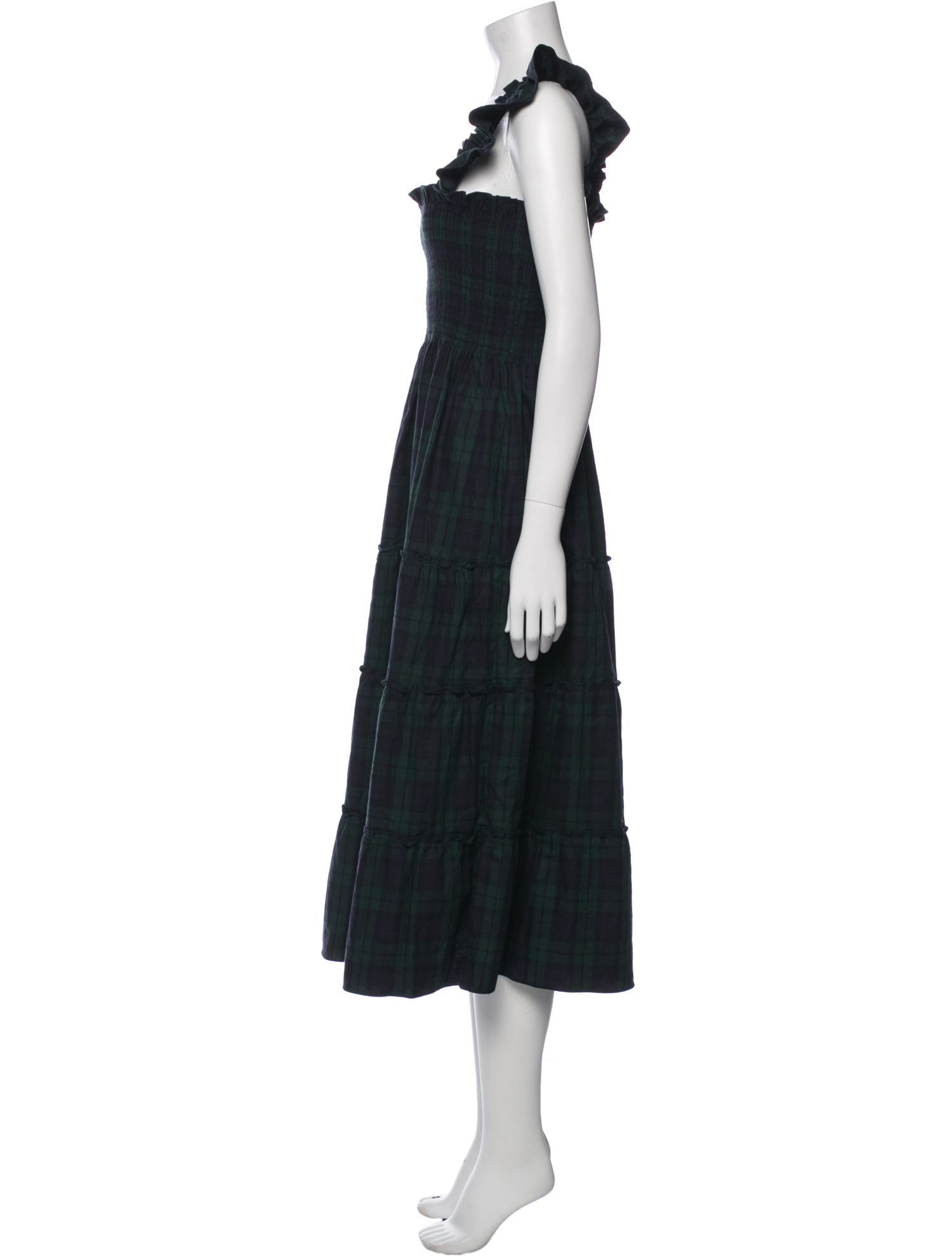 Hill House Home Square Neckline Midi Length Dress