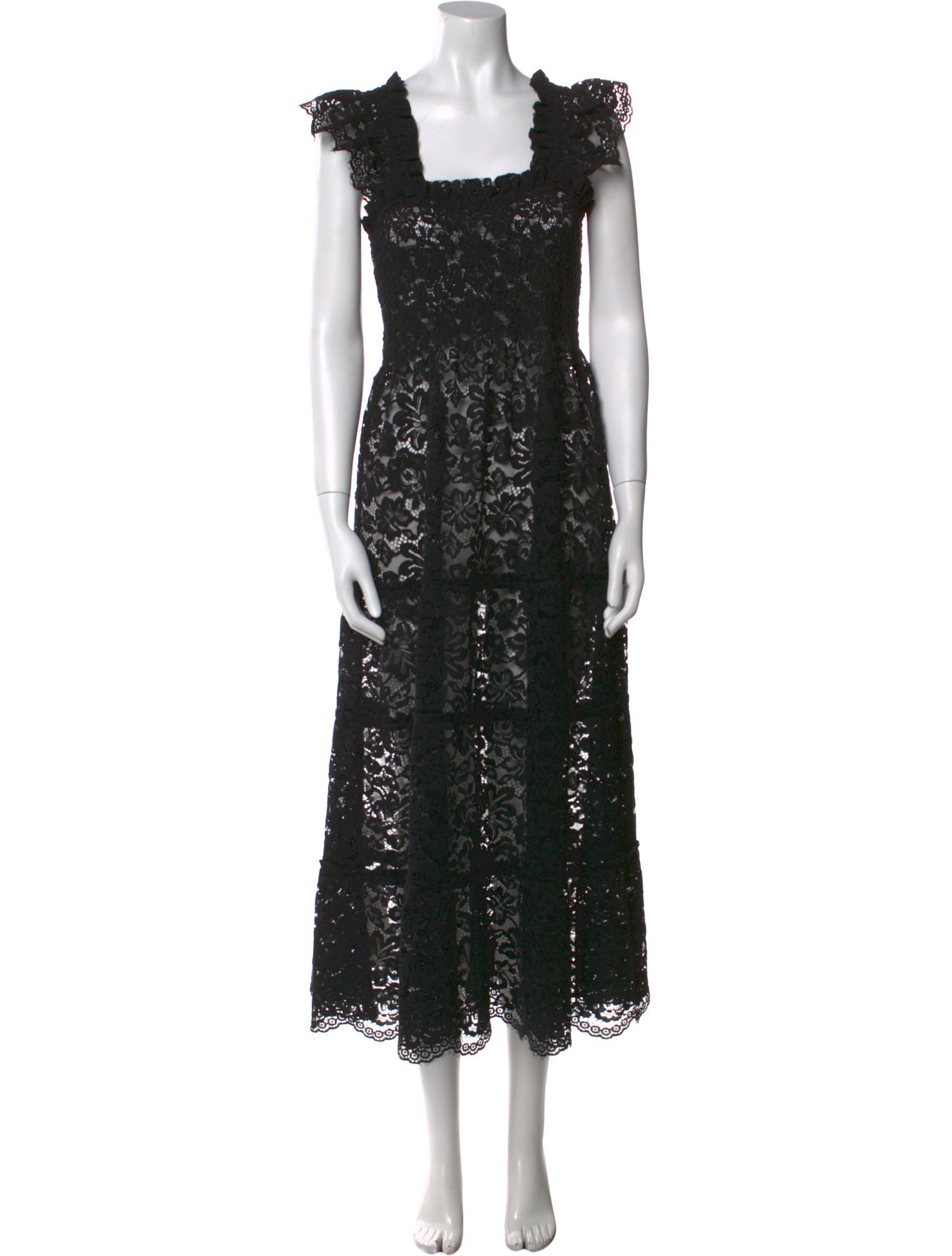 Hill House Home Lace Pattern Long Dress