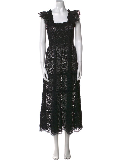 Hill House Home Lace Pattern Long Dress