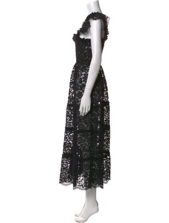 Hill House Home Lace Pattern Long Dress