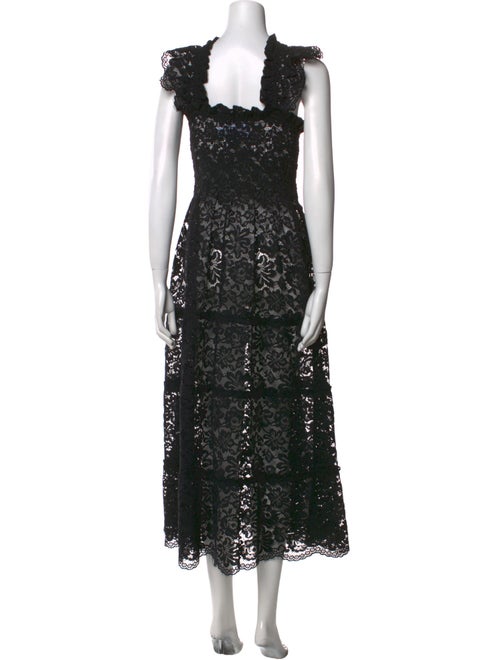 Hill House Home Lace Pattern Long Dress